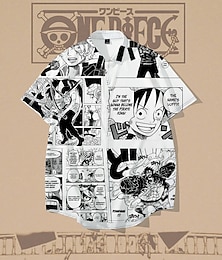 abordables -One Piece Monkey D.Luffy Dessin Animé Manga Rentrée scolaire Animé 3D Harajuku Art graphique Kawaii Pour Homme Adulte Carnaval Mascarade Rentrée scolaire Impression 3D