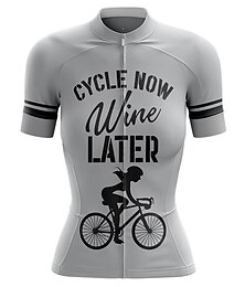 voordelige -21Grams Dames Wielrenshirt Korte mouw Fietsen Kleding Bovenlichaam met 3 achterzakken Bergracen Wegwielrennen Ademend Vochtregelerend Sneldrogend Reflecterende strips Geel Rood Blauw Grafisch Sport