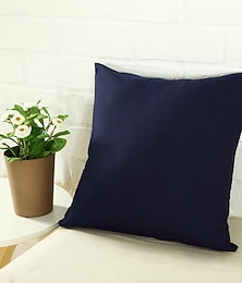 abordables -Coussins décoratifs Housse de coussin de couleur unie Housse de coussin de canapé Oreiller de tête de lit Bureau sans noyau d'oreiller Just Coat Chair Oreiller Rose Bleu Vert Sauge Violet Jaune