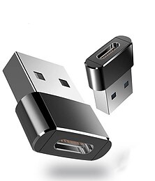 billige -usb-c hunn til usb hannadapter type-c til usb laderkontakt for iphone 12 13 pro max se airpods ipad air samsung galaxy s22 s21 note 20 a71 a72