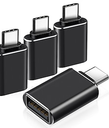 economico -4 pack usb c femmina a usb maschio adattatore tipo c a usb adattatore usbc a un cavo del caricatore di alimentazione convertitore per iphone 13 12 mini pro max, samsung galaxy s22, ipad mini air pro