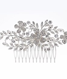 cheap -Hair Accessory Alloy Wedding Party / Evening Classic Style Wedding With Flower Comb Headpiece Headwear