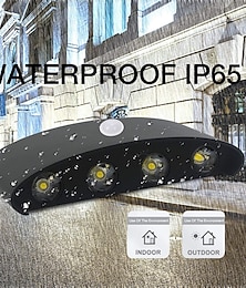 abordables -Luz de pared exterior/interior led sensor de movimiento control de luz aplique de pared luz 8w arriba abajo aluminio moderno lámparas de pared interiores para sala de estar dormitorio pasillo pasillo