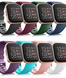 رخيصةأون -حزام إلى فيتبيت Versa 2 / Versa Lite / Versa SE / Versa سيليكون إستبدال حزام متنفس عصابة الرياضة معصمه