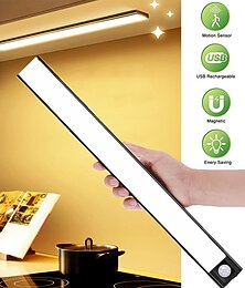 זול -חיישן תנועה 69 led תאורת לילה usb ארון טעינה ארון קיר תאורת קיר גוף אדם חישה אוטומטית תאורת לילה מדרגות תאורת חדר שינה חכמה חישת אור מנורת לילה