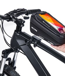 olcso -WILD MAN 1 L Váztáska Érintőképernyő Fényvisszaverő Vízálló Kerékpáros táska PU bőr TPU EVA Kerékpáros táska Kerékpáros táska Kerékpározás Szabadtéri gyakorlat