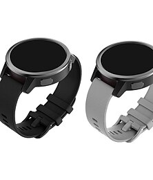 levne -2 ks Pásek hodinek pro Garmin Forerunner 265 255 Music Venu 3 2 Vivoactive 4 22mm Měkký silikon Výměna, nahrazení Popruh 22mm Sportovní značka Náramek
