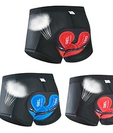 abordables -Homme Rayures Shorts de sous-vêtements de cyclisme Sous-vêtements de cyclisme Shorts de vélo Vélo Shorts de sous-vêtements VTT Vélo tout terrain Cyclisme sur route Des sports Coussin 3D Cyclisme