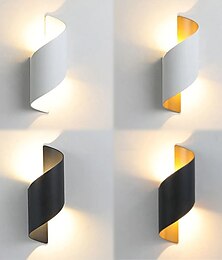 baratos -15 w luz de parede à prova de intempéries ao ar livre 10.9in tamanho grande moderno lâmpada de parede led ouro preto/ouro branco luz de parede de alumínio fundido para varanda jardim corredor varanda