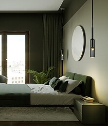 abordables -Lámpara colgante de 42 cm led isla luz cristal estilo nórdico salón dormitorio cabecera 220-240v