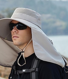 economico -Cappello Per uomo Per donna Cappello da sole Cappello da pesca Cappello da escursionismo Impermeabile Protezione Solare UV Protezione solare per Pesca Arrampicata Spiaggia Estate Primavera
