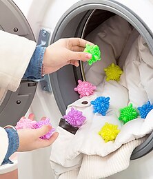 economico -5 pezzi riutilizzabili anti-avvolgimento cattura peli di pelucchi sfere di lavaggio solide per lavatrici per lavatrice