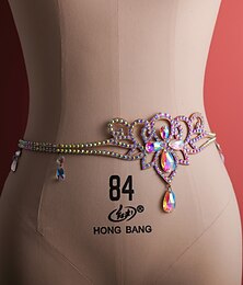 economico -Danza del ventre Accessori danza e ballo Accessori Cristalli / Strass Per donna Addestramento Prestazioni Lega Cuoio