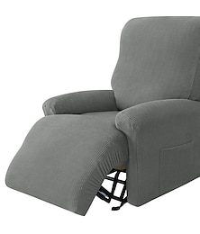 halpa -1 4 kpl joustava lepotuolipäällinen jacquard spandex lepotuoli sohvan päälliset lepotuoli tuolin päällinen muotoon asennetut liukumattomat lepotuolisuojat tavalliselle suurelle lepotuolille, chivas
