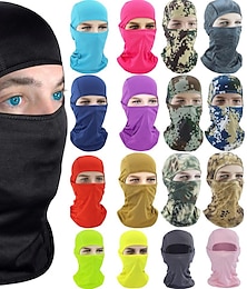 billige -hovedbeklædning balaclava hals gamacher hals tube solcreme vindtæt hurtigt tør åndbar cykel / cykel skov grøn fluorescerende grøn grøn spandex polyester sommer til mænd kvinders voksne'