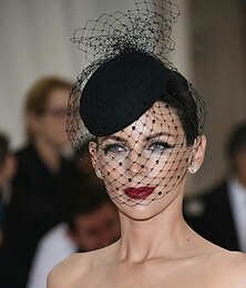 preiswerte -Retro Vintage 1950er 1920er Kopfschmuck Partykostüm Fascinator-Hut Kostüm Damen Maskerade Party / Abend Junggesellinnenabschiedsparty Erwachsene Hut