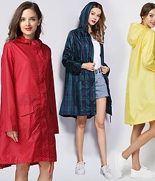 levne -Pánské Dámské Poncho do deště Su Geçirmez Dağcı Ceketi Yağmurluk Venkovní Voděodolný Rychleschnoucí Lehká váha Pohodlné Svrchní oblečení Větrovky Pláštěnka Rybaření Lezení Plážové Světlá khaki Modr