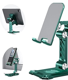 cheap -Cell Phone Stand Desktop Alloy Foldable Cell Phone Stand Angle Height Adjustable Phone Holder Compatible with 4.7-13