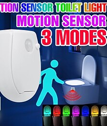economico -smart pir sensore di movimento luce notturna luce wc impermeabile sedile wc per water retroilluminazione wc illuminazione led luminaria lamp