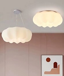 billige -30 cm sky loftslampe led pendel lysekrone stue børneværelse loftslampe simpel nordisk kreativ netværk rød græskar lampe restaurant soveværelse