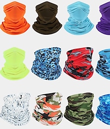 cheap -Neck Gaiter Cloth Face Masks Neck Cover Scarf Headwear Bandana Balaclava Sunscreen Reusable Breathable Quick Dry Dust Proof Bike / Cycling Spandex Polyester Summer for Men's Women's Outdoor 1 PC