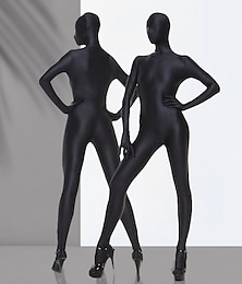 economico -Tute Zentai Costume Cosplay Catsuit Mummia Costume di Carnevale Tuta Intera Per uomo Per donna Festa Elegante Artistico Tinta unita Capelli di Toyokalon Tactel Costume per Halloween Carnevale