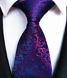 economico -cravatta da uomo - cravatte floreali moda classica festa riunione vestito affari cravatte 1 pz cravatta mens cravatta classica cravatte floreali stampa jacquard cravatta moda vintage formale affari