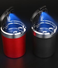 abordables -Starfire portable auto led cendrier avec lumière bleue voiture style sans fumée cendrier pour audi a3 a4 a5 a6 a7 a8 accessoires