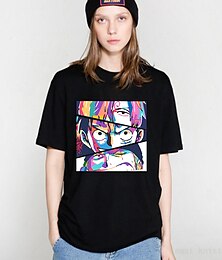 abordables -One Piece Monkey D.Luffy Tony Tony Chopper Manches Ajustées Anime Dessin Animé Animé Harajuku Art graphique Kawaii Pour Couple Homme Femme Adulte Rentrée scolaire Estampage à chaud