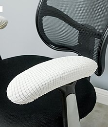 abordables -Coussins de housse d'accoudoir de chaise de bureau extensible housse élastique, housses d'accoudoir de chaise de jeu confortables pour les coudes et les avant-bras soulagement de la pression