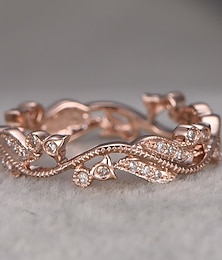 cheap -Ring Party Classic Rose Gold Alloy Simple Elegant 1pc / Women's / Wedding / Gift