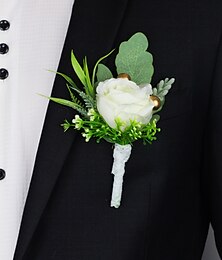 preiswerte -Hochzeit Handgelenk Blumen Knopflochblumen Hochzeit / Besondere Anlässe Nicht gewebt Traditionell-Klassisch