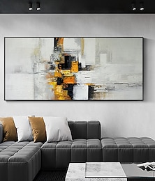 cheap -Handmade Hand Painted Canvas Painting Wall Art Modern Texture Abstract Oil Painting Landscape Home Decoration Decor Rolled Canvas No Frame Unstretched