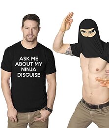 abordables -Personnage d'anime Ninja Manches Ajustées Dessin Animé Manga Animé Harajuku Art graphique Kawaii Tee-shirt Pour Couple Homme Femme Adulte Estampage à chaud