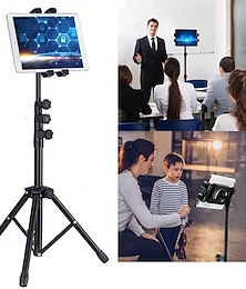 voordelige -Universal Tripod Stand Retractable Adjustable 180 Degree Rotating, Tablet Mount Holder, Suitable For Cell Phone Tablet iPad