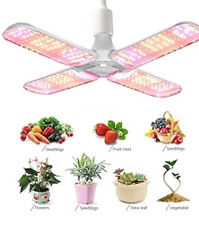 abordables -LED élèvent la lumière spectre complet e27 plante pliante élèvent la lumière ac110v 220v lampe phyto pour les semis de fleurs de légumes d'intérieur