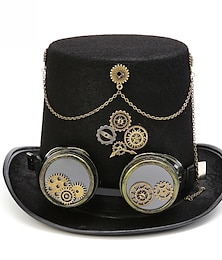 levne -Retro Punk a gotika Steampunk Klobouky Maškarní Morový doktor Pánské Dámské Plesová maškaráda Párty Dospělé Klobouk