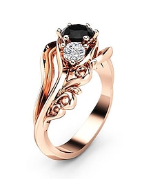 お買い得  -指輪 パーティー クラシック ローズゴールド 銅 シンプル エレガント 1個 / 女性用 / 結婚式 / 贈り物