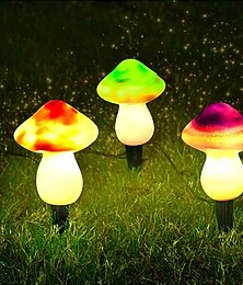 billige -utendørs solenergi sopplys vanntett hagelys 3led ferie terrasse dekorasjon plen gårdsplass gate landskap dekorasjon lys