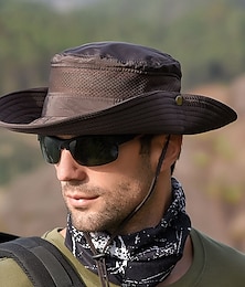 abordables -Gorro para el Sol Gorro de pesca Gorro para senderismo Sombrero Protección solar UV Filtro Solar Protección UV Verano Primavera Ala ancha Hombre Mujer Pesca Actividad