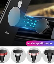 abordables -uigo support de téléphone magnétique pour redmi note 8 huawei dans la voiture gps air vent mount magnet stand car mobile phone holder for iphone 11