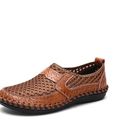 economico -mocassini slip-on da uomo in rete traspirante – scarpe da guida casual leggere con suola antiscivolo per l'estate