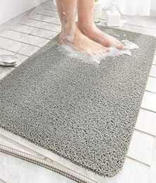 זול -שטיח מקלחת למקלחת פנימי, שטיח אמבט ליפה נגד החלקה נגד עובש אנטי בקטריאלי רך שטיח אמבט pvc לאזורי מקלחת רטובים בחדר האמבטיה
