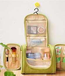 abordables -1 PC Bolsa de Viaje Organizador de viajes Bolso de Cosméticos Gran Capacidad Impermeable Portátil Almacenamiento para Viaje Viaje Tejido Regalo Para / / Duradero