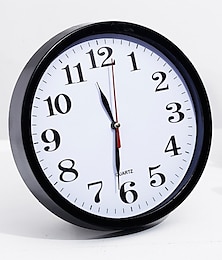 abordables -Reloj de pared antiguo europeo de 23cm, reloj de pared de salón para dormitorio, reloj de moda creativo, reloj simple, reloj de pared de dormitorio de cocina simple, reloj silencioso para sala de