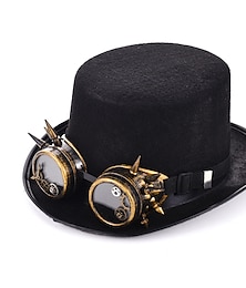 رخيصةأون -عتيق / معتق بانغك & قوطي Steampunk قبعات حفلة تنكرية الطاعون الطبيب رجالي نسائي حفلة تنكرية مناسب للحفلات للبالغين قبعة