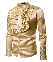 levne -Retro Rokoko Viktoria Tarzı Halenka / košile Maškarní Princ Stojáček Maškarní kostým Pánské Plesová maškaráda Večírek Karneval v Benátkách Dospělé Halenka