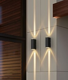 ieftine -LED Lumini de Exterior Lumini de perete de interior Sufragerie Exterior Aluminiu Lumina de perete IP65 110-120V 220-240V