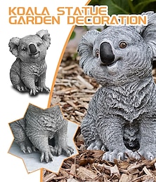 voordelige -hars koala tuinbeelden sculpturen ornament huis tuin decoratie dier standbeeld