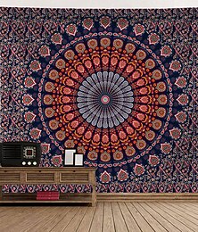 economico -mandala bohemien wall arazzo arte arredamento tenda coperta appeso casa camera da letto soggiorno dormitorio decorazione boho hippie psichedelico fiore floreale loto indiano